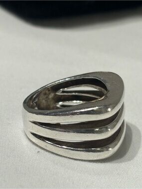 Vintage Silpada Polished Silver 925 Multi-band Ring